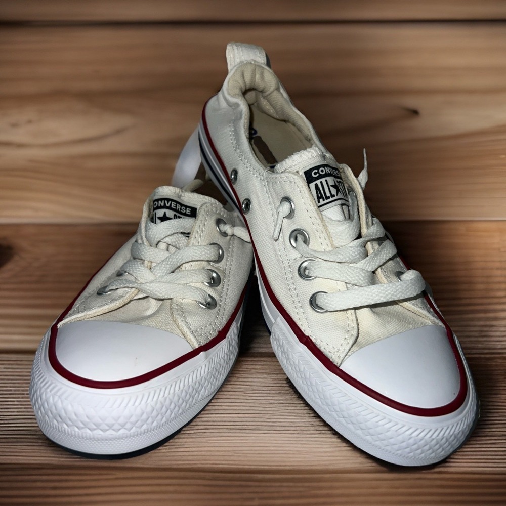 Converse Chuck Taylor All Star Womens‎ 6.5 Ivory Shoreline Casual Slip On shoes